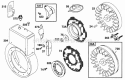Blower HsgFlywheelsScreens Diagram and Parts List for 195432-0830-99  Briggs and Stratton Engine